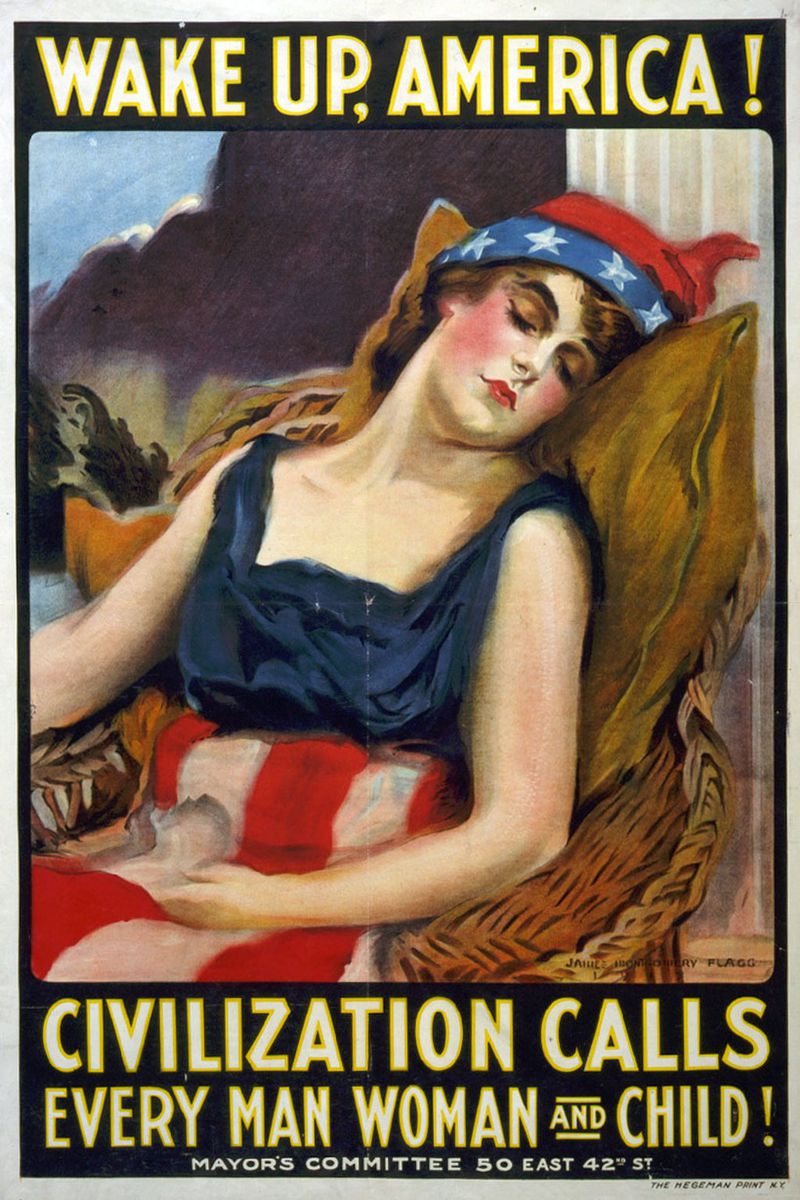Noted illustrator James Montgomery Flagg was one of the talented artists who created propaganda posters to bolster the WWI war campaign. CONTRIBUTED BY ATLANTA HISTORY CENTER