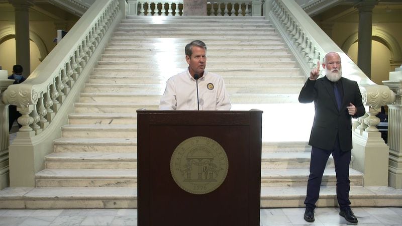 Gov. Brian Kemp announced Thursday afternoon that all Georgians can get tested for coronavirus if they want, even if they're showing no symptoms of the virus.