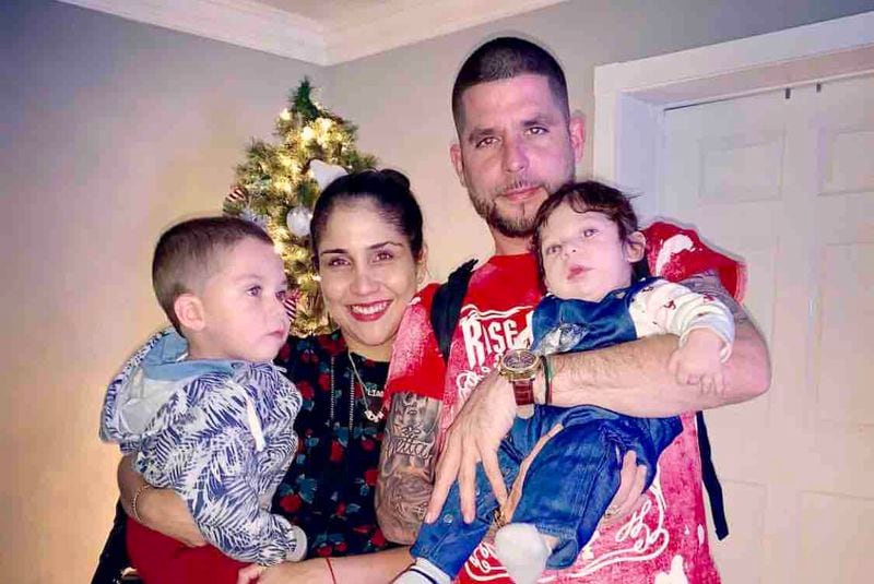 Juan Gispert, a married father of two, died early Saturday when his car was struck by a man attempting to flee from police.