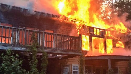 Arson is the cause of a fire that ravaged a DeKalb County home Saturday, according to officials.