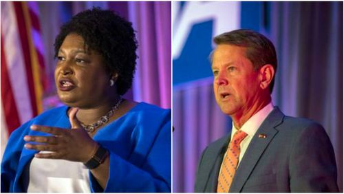 Democratic gubernatorial candidate Stacey Abrams and Republican Gov. Brian Kemp have both made strong use of leadership committees, a fundraising tool that the GOP-led General Assembly created in 2021. The committees, which only a select few of office-seekers can use, allow for unlimited donations as well as coordination between the committee and a candidate's campaign. (AJC Photo/Stephen B. Morton).