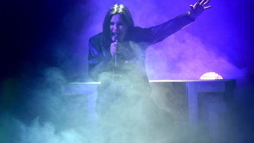Ozzy Osbourne performs at the American Music Awards on Sunday, Nov. 24, 2019, at the Microsoft Theater in Los Angeles. (Photo by Chris Pizzello/Invision/AP)