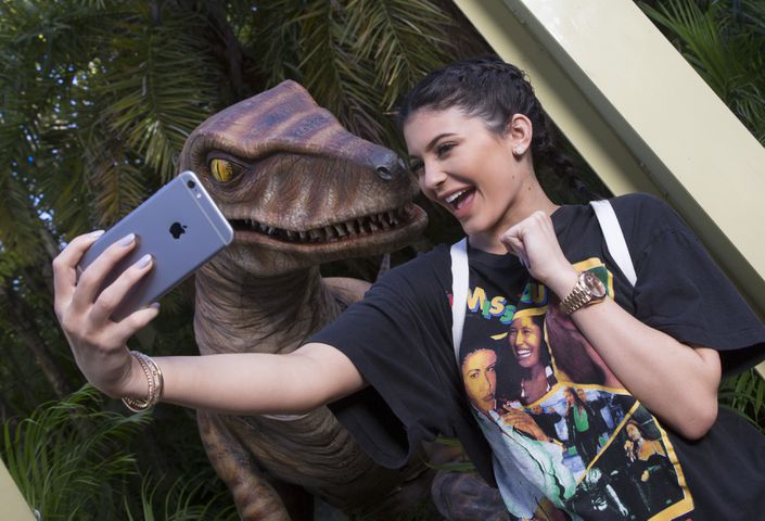 Kylie Jenner visits Universal Orlando