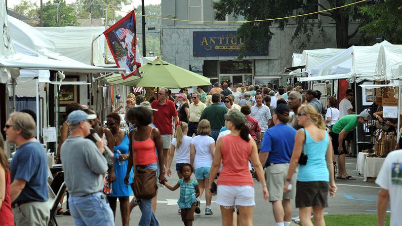 Marietta's Art in the Park has been a part of Marietta Square's history for decades. Here's a look at the annual Labor Day weekend event in 2011.