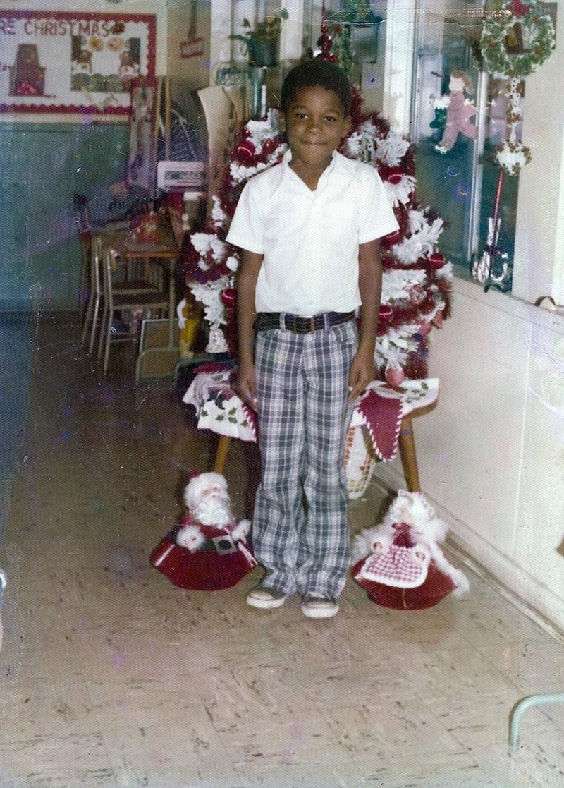 Tyler Perry as a child on Christmas morning. CONTRIBUTED