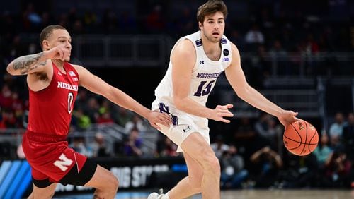 Former Northwestern center Ryan Young made an official visit to Georgia Tech the week of April 18, 2022. (Northwestern Athletics)