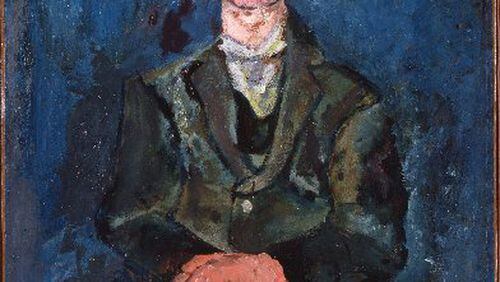 Chaim Soutine's "Portrait du gar on en bleu" ("Portrait of a Boy in Blue" ), circa 1928, goes on view at the High Museum of Art on Oct. 25. It's one in a grouping of five portraits by the Expressionist painter being shown in conjunction with the exhibit "C zanne and the Modern: Masterpieces of European Art from the Pearlman Collection."