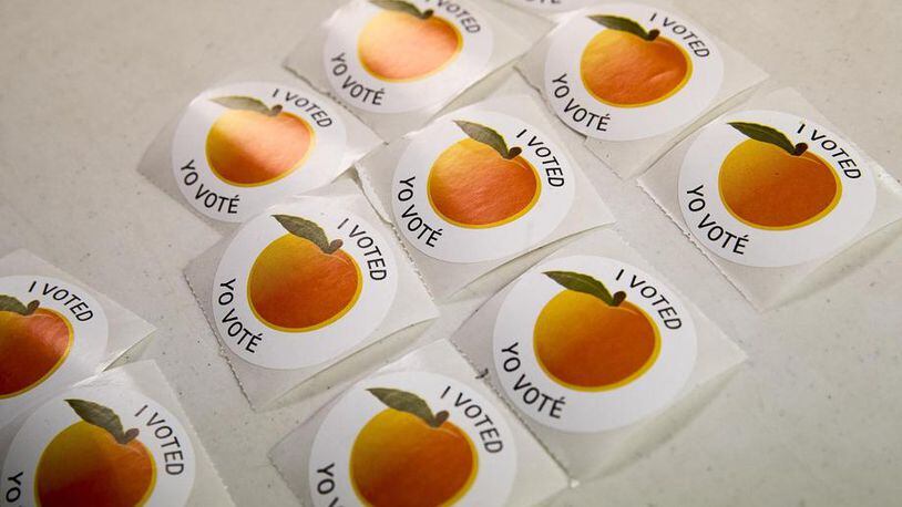 Some Gwinnett voters had to cast emergency ballots Friday when Lucky Shoals Park Recreation Center was without power. AJC FILE PHOTO