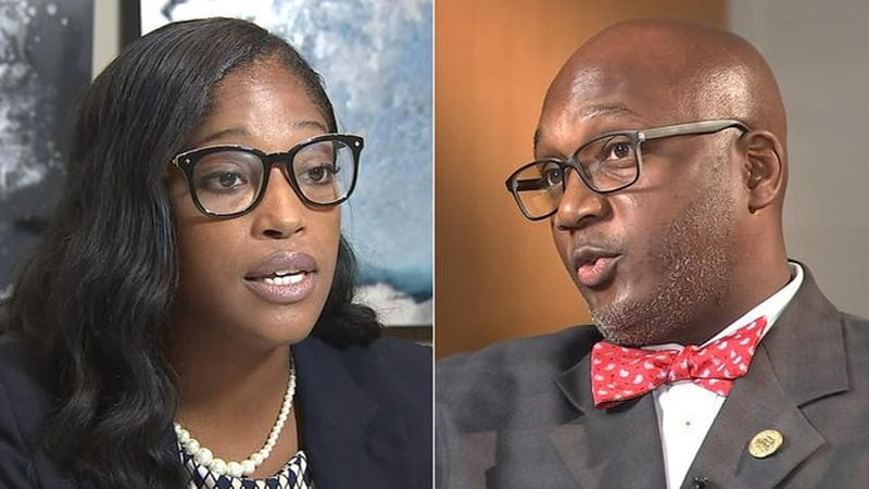 Ashlee Wright, the former district director for DeKalb County Commissioner Greg Adams, says he sexually harassed her.