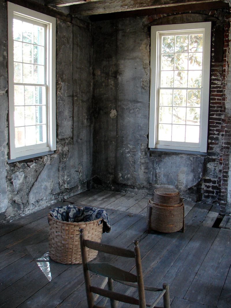Slave quarters building at the Owens Thomas House: A look at the interior of the slave quarters building at the Owens Thomas House in Savannah. (Courtesy of Telfair Museums)