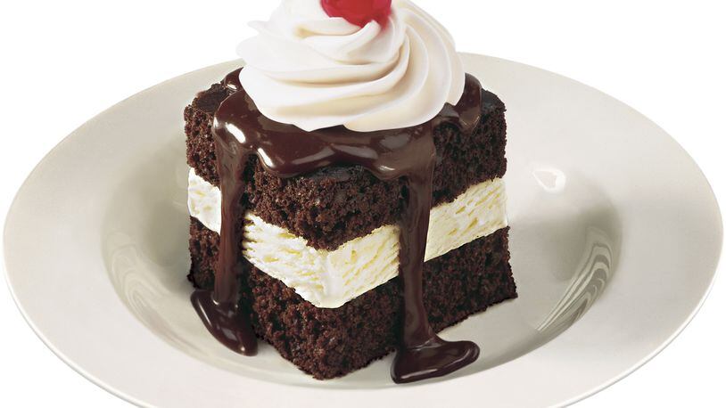 Get a free slice of hot fudge cake at Shoney's today.
