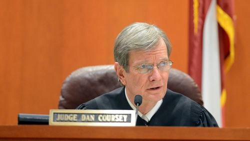 Dekalb Superior Court Judge Dan Coursey presides over a hearing in this 2013 file photo.