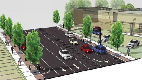 Buford pedestrian and streetscape improvements coming to South Lee Street. Courtesy of City of Buford