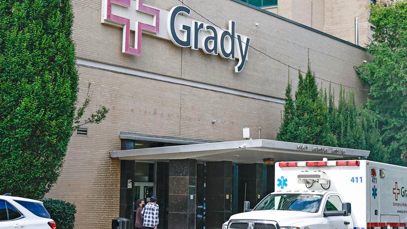 Grady Memorial Hospital as seen on Monday, September 12, 2022. (Natrice Miller/natrice.miller@ajc.com). 