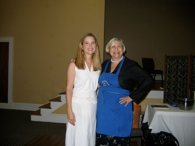 Rebecca Lang (left) with Nathalie Dupree at a culinary event in 2006 in Madison. Lang befriended Dupree more than 20 years ago, when she was a journalism student at the University of Georgia. “There was nobody at the university to tell me how to become a food writer.” Dupree has been her mentor ever since. CONTRIBUTED BY REBECCA LANG