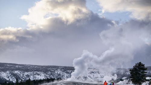Visitors to Yellowstone in winter have the rare opportunity to experience what is arguably the world’s most famous geyser, Old Faithful, free of the summer crowds. CONTRIBUTED BY WYOMING OFFICE OF TOURISM