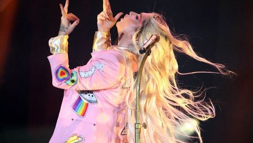 The super-colorful Kesha. Photo: Robb Cohen Photography & Video /RobbsPhotos.com