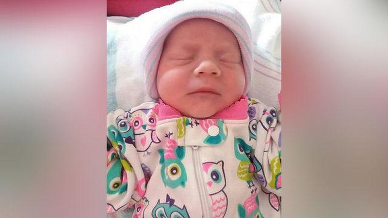 Caliyah McNabb’s parents are accused of killing the 2-week-old infant in October. FAMILY PHOTO