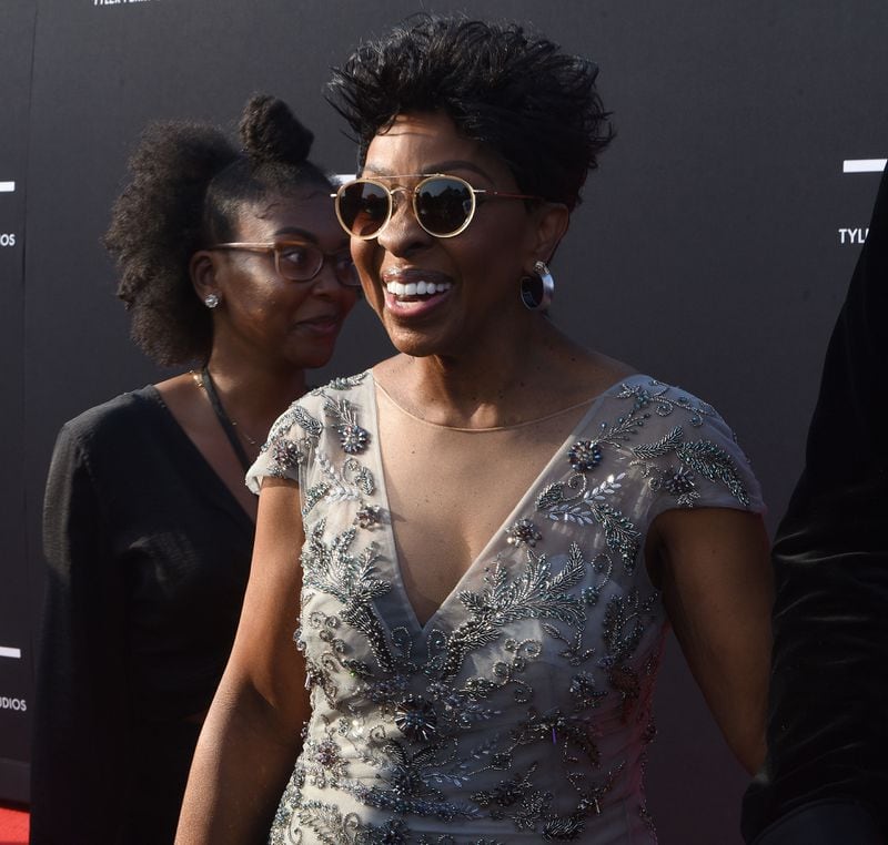 October 5, 2019 Atlanta -  Georgia's own Gladys Knight walked the red carpet at Tyler Perry Studios. Major celebrities were in town for the opening of Tyler Perry Studios Saturday, October 5, 2019 in Atlanta. Perry acquired the property of Fort McPherson to build a movie studio on 330 acres of land. (Ryon Horne / Ryon.Horne@ajc.com)