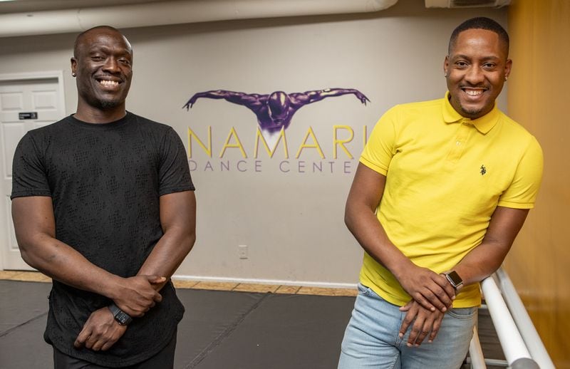 Namari Dance Center is leaving an imprint in national competitions and the dance community but the owners say it’s an uphill climb to get noticed in its home of Sandy Springs, say wwners Antwan Sessions and Shervoski Moreland. (Jenni Girtman for the Atlanta Journal-Constitution)