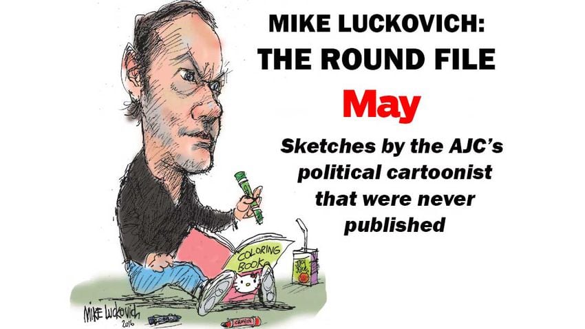 Mike Luckovich Round File for May 2019