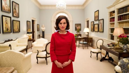 Natalie Portman plays first lady Jacqueline Kennedy in “Jackie,” which follows her after President John F. Kennedy’s assassination. CONTRIBUTED BY FOX SEARCHLIGHT