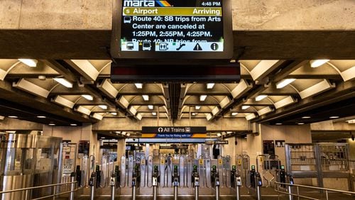 MARTA plans to renovate Five Points station with the help of federal and state funding. (File photo by Jenni Girtman for The Atlanta Journal-Constitution)