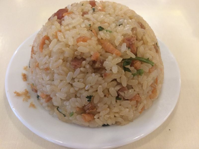 The sticky rice at Won Won Seafood Restaurant is tasty, but we’ve had better. CONTRIBUTED BY WENDELL BROCK