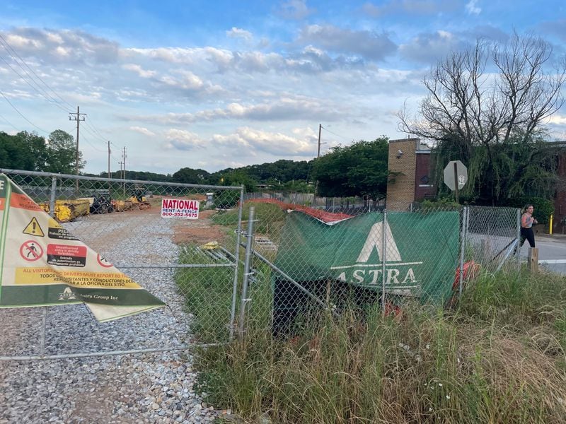 The new addition to the Beltline in Southwest Atlanta will be a boon to a new apartment complex to be built on Allene Avenue where an old battery manufacturing plant now stands. Photo by Bill Torpy