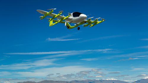 Kitty Hawk has been testing Cora, an electric air taxi that can carry two passengers, in New Zealand since late last year. (Courtesy Kitty Hawk)