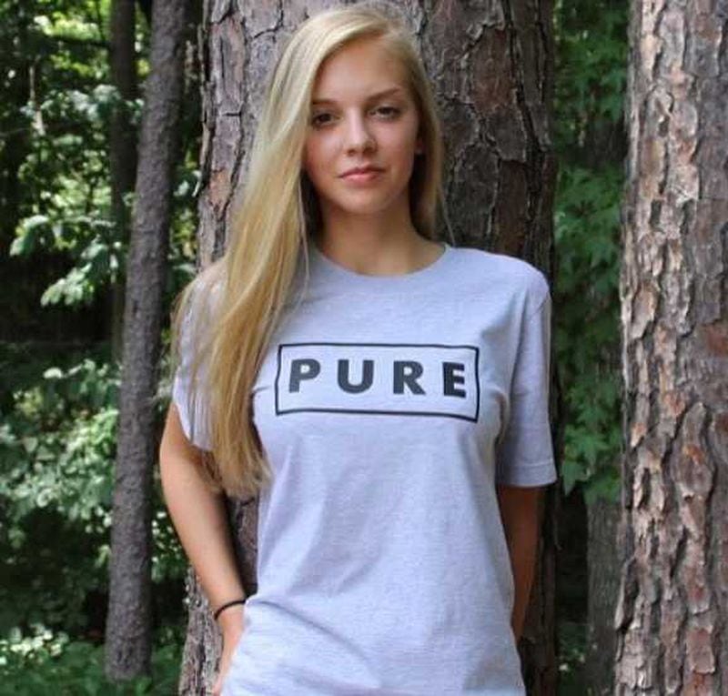 Gwinnett County student Matthew Lescota started a clothing company called PURE that encourages students to be true to themselves. PHOTO CONTRIBUTED.