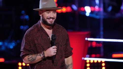 Corey Ward of Atlanta during the Battle Roundsd on "The Voice." -- (Photo by: Tyler Golden/NBC)