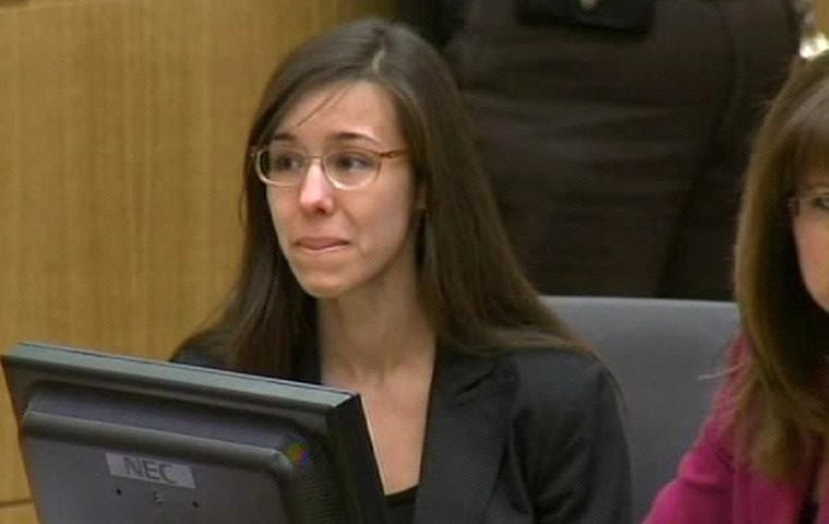 Expression during her murder trial and sentencing