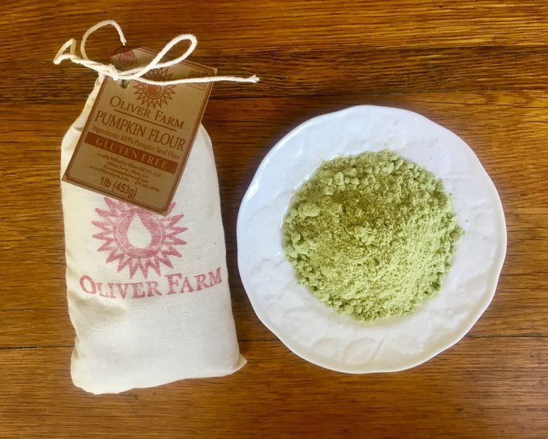 Pumpkin seed is one of the varieties of flour from Oliver Farm. Courtesy of Oliver Farm