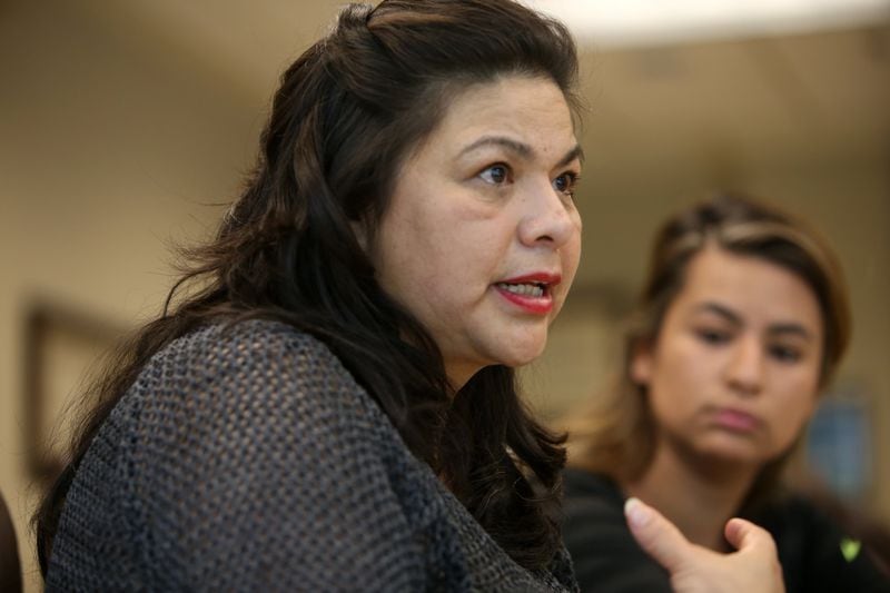 March 8: U.S. Immigration and Customs Enforcement on Wednesday released Elizabeth Hernandez-Carrillo from an immigration detention center in South Georgia after she and her attorney claimed she is a U.S. citizen. Miguel Martínez/Mundo Hispanico