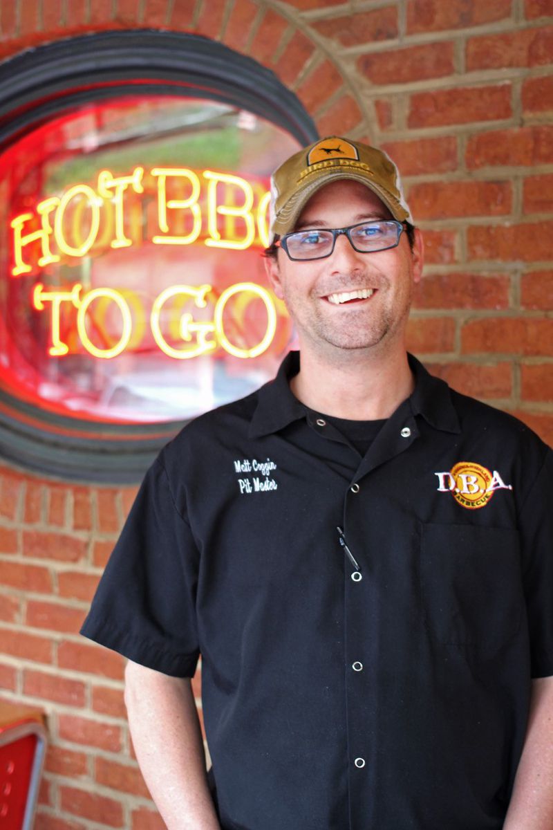 Matt Coggin, the owner of DBA Barbecue and the forthcoming DBA BBQ and DBA Tacos and BBQ. / Courtesy of DBA Barbecue