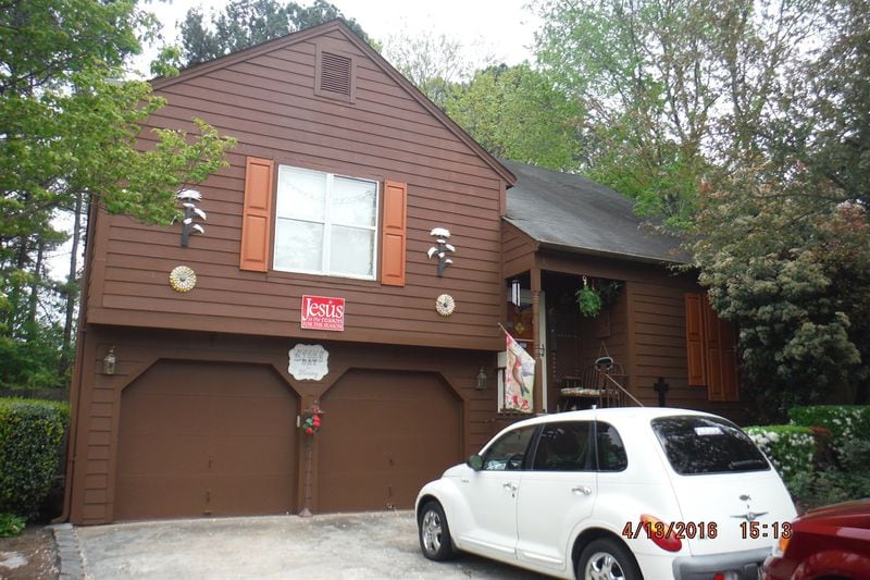 This is a photo of the Marietta home Anna Elizabeth Young has been paying taxes on since 2003, according to records. It's where she was arrested on a Florida first-degree murder charge. 