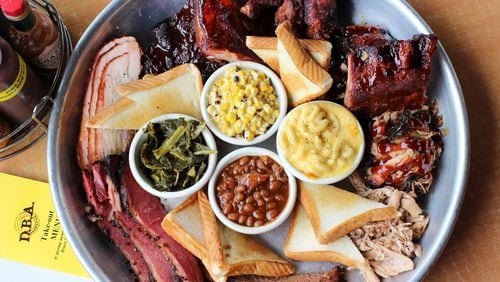 Food from the menu of DBA Barbecue. / Courtesy of DBA Barbecue