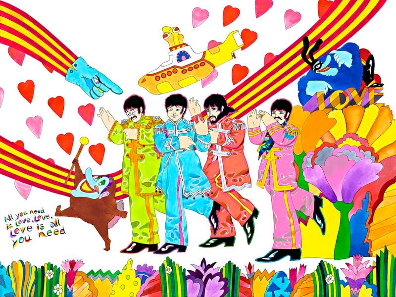 "All You Need is Love" from artist Ron Campbell.