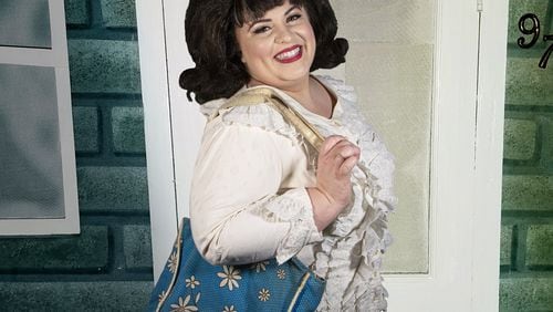 Jennifer Massey stars in the musical “Hairspray” at City Springs Theatre. CONTRIBUTED BY MASON WOOD
