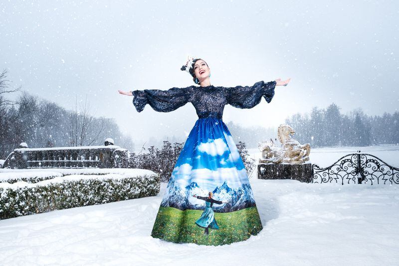 The national costume for Miss Universe Austria in 2016 had a theme from “The Sound of Music.” Contributed by Ines Thomsen