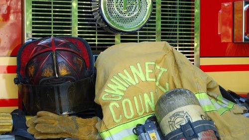 Gwinnett recently approved the purchase of firefighter turnout gear, the protective clothing worn by firefighters when they are engaged in fire suppression activities. (Courtesy Gwinnett County Fire and Emergency Services)