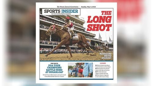 Sports Insider from The Atlanta Journal-Constitution, Sunday, May 8, 2022.