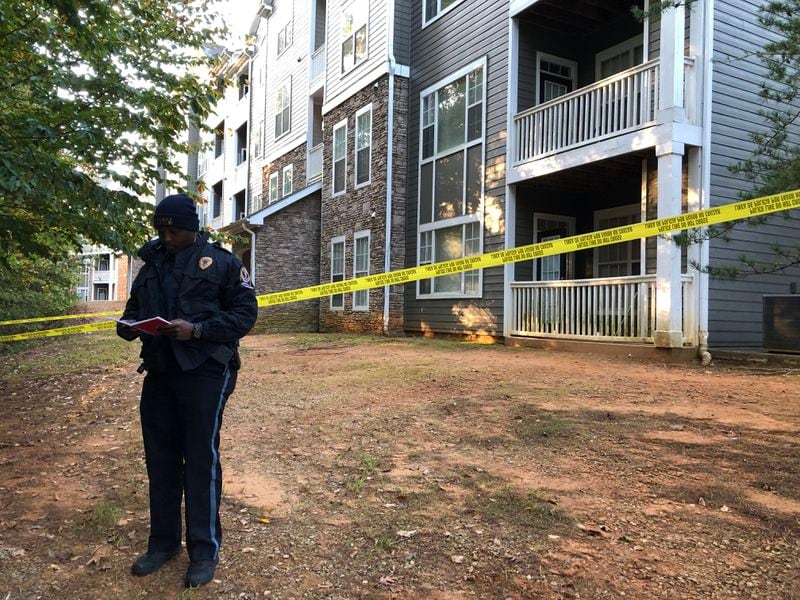 Investigators think the shooter jumped the railing to a ground-floor balcony and broke in through the patio door.