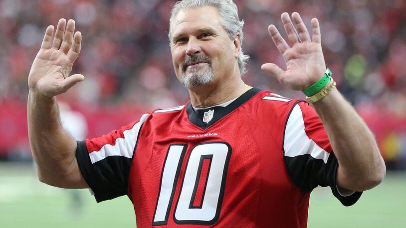 Legendary Falcons quarterback Steve Bartkowski will be inducted into the Hula Bowl Hall of Fame in 2023. (Curtis Compton / ccompton@ajc.com)