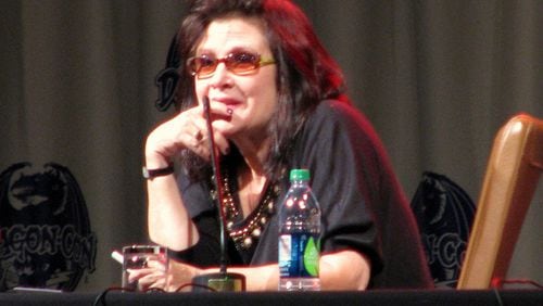 Carrie Fisher at Atlanta's Dragon Con in 2011.