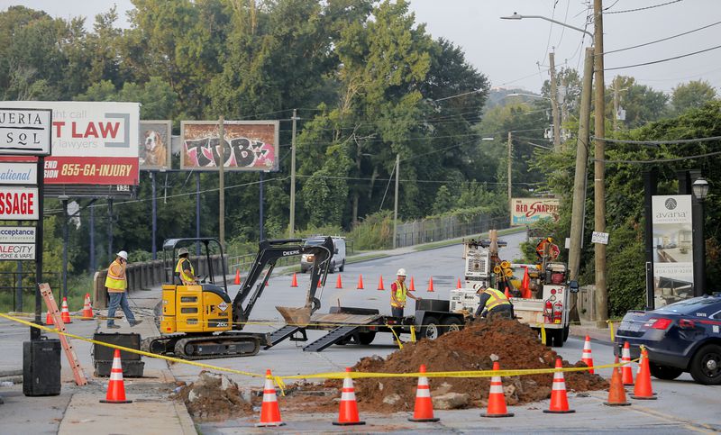 Cheshire Bridge Road will remain closed while repairs are underway. Authorities said its safety will also be evaluated.