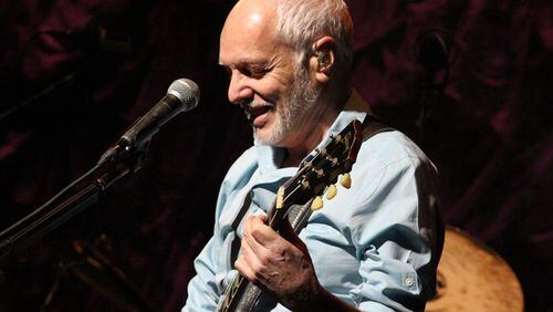 Peter Frampton, 66, showed that age hasn't diminished his incredible playing. The guitar ace played Cobb Energy Performing Arts Centre on Aug. 2, 2016. Photo: Melissa Ruggieri/AJC