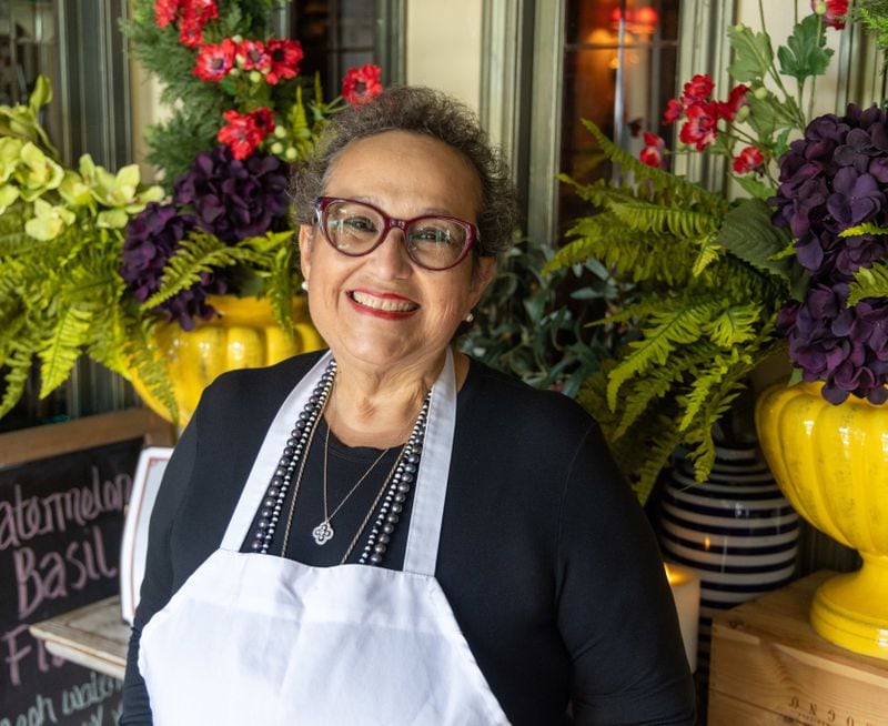 Maria Fundora, owner of Casa Nuova Italian restaurant in Alpharetta, has raised more than $3 million to fight pancreatic cancer. (PHIL SKINNER FOR THE ATLANTA JOURNAL-CONSTITUTION)