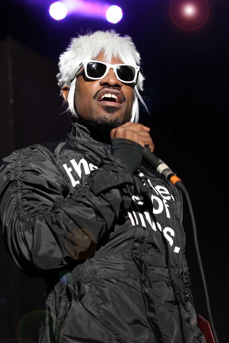  The always-stylish Andre 3000, shown at the 2015 Outkast concert in Centennial Olympic Park. Photo: Robb D. Cohen/RobbsPhotos.com